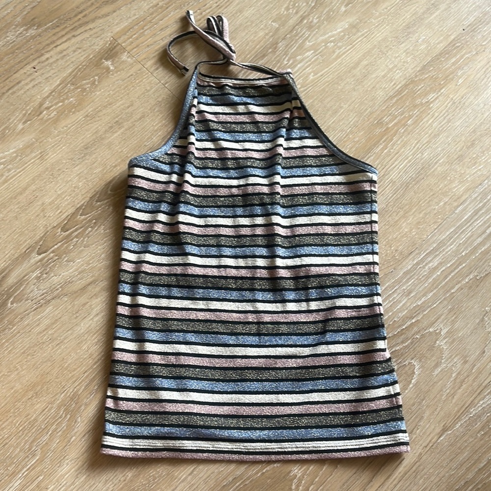 TOPSHOP HALTER TOP size 6